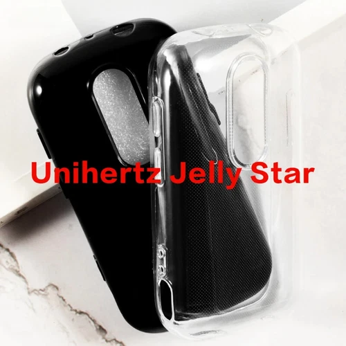 For Unihertz Jelly Star Soft Back Bumper Case Cover Armor Saver Guard Protector