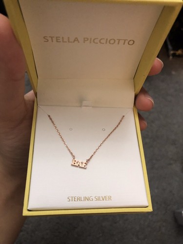 Sterling Silver Rose Gold Necklace 