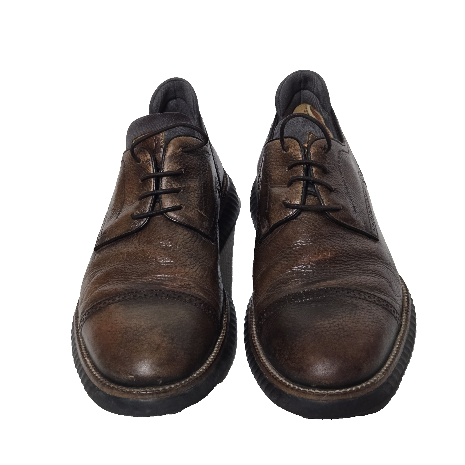 SAOLA martin dinger punta a cappuccio in pelle grana di ciottoli taglia 11M