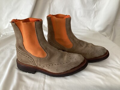 Stiefel Trickers Stiefletten Herren Schuhe Wildleder Größe 42 (CH01/14/06-25M)