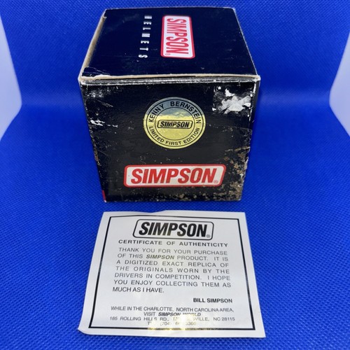Kenny Bernstein Simpson Accents Ltd. First Edition Mini Helmet Budweiser King - Picture 16 of 23