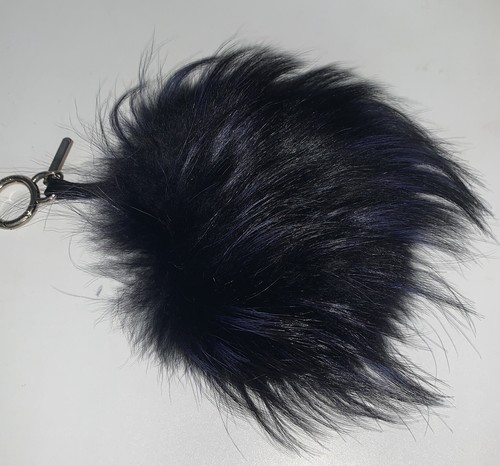 Fendi Bug Monster Charm Pom Pom Raro y fabuloso! Bolsa de piel Charm Kooky - Imagen 6 de 11
