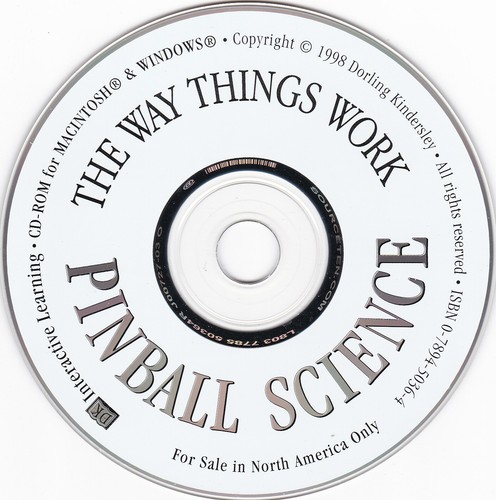 The Way Things Work - Pinball Science (CD-ROM, Mac & Windows) *DISC ONLY* - 第 1/2 張圖片