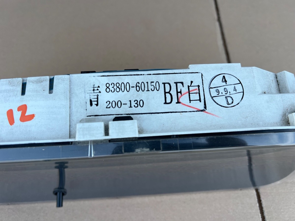 Toyota Land Cruiser 3.0 J95 J9 1KZ-TE Cluster Speedometer | eBay