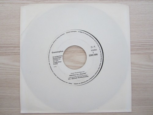 Singles Dir Gennadi Rozhdestvensky Sabeltanz Aus Gayaneh Muster Rar Ebay