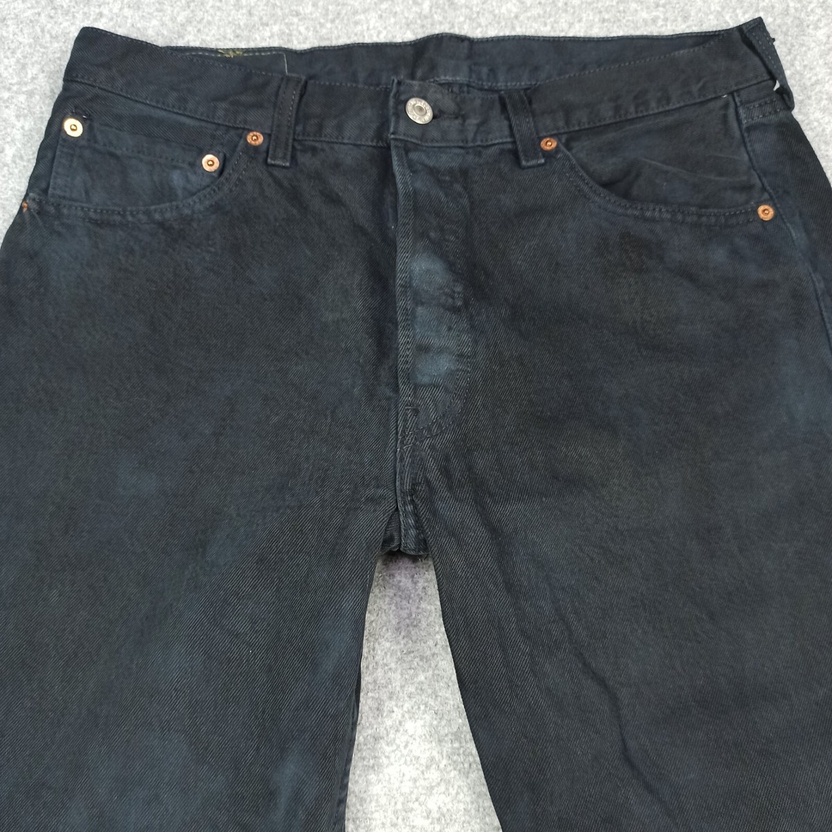 Levis 501 32 30 Black Jeans Mens Regular Fit Straight Size W32 L30 