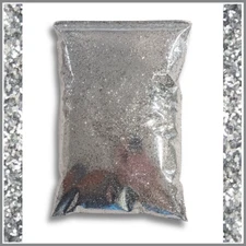 1/2 lb Chrome Silver .015" Metal Flake Medium Paint Additive, Mirror Shine 227g