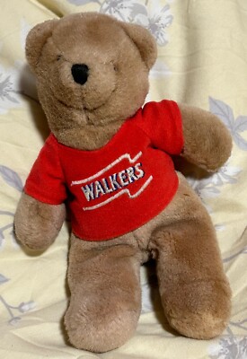 Official Walkers Crisps Limited Edition 50th Anniversary Teddybär Stofftier