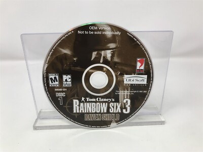 Rainbow Six 3: Raven Shield - PC Game - Disc 1 Only - MINT - OEM Version