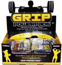 Grip Power Pads® PRO Lifting Grips – Gym Workout Gloves – Weightlifting Grip Pad