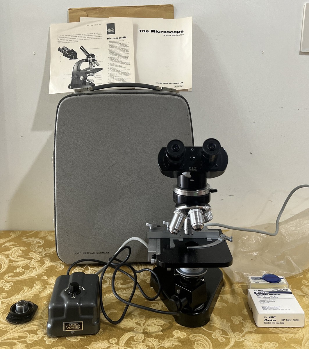 ernst leitz gmbh.wetzlar 　　03377 Antique Ernst Leitz Wetzlar Polarizing Light Microscope