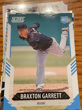 2021 Panini Chronicles Score Braxton Garrett Rookie Card No 24