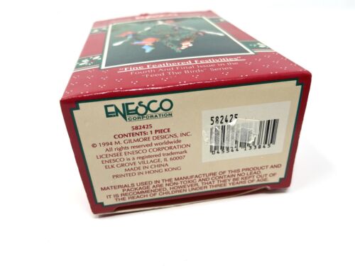 Enesco Fine Feste Piumate Topo Ornamento di Natale 4° Nutrire gli Uccellini - Foto 12 di 12