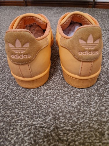 Adidas Superstar Adicolor Puesta de Sol Brillo Naranja Reflectante UK5 EU38 US5.5 ¡Raro! - Imagen 4 de 10