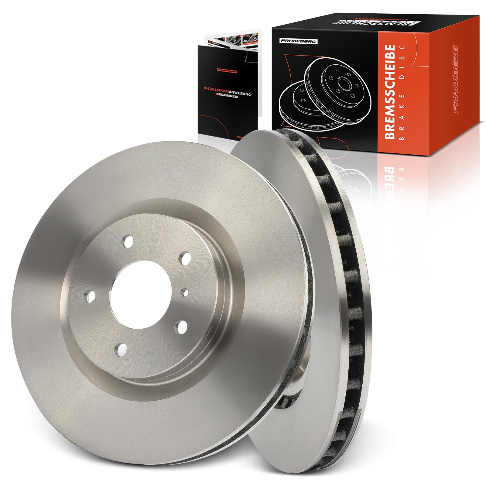 Frankberg 2x 324mm Brake Discs for Nissan 350Z Z33 2002-2009 40206CD005 Front