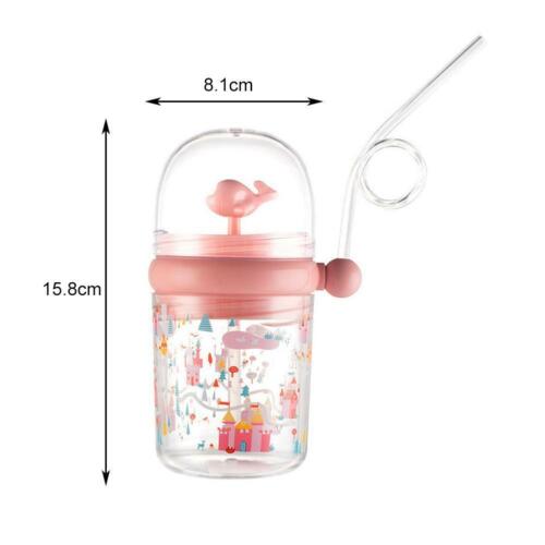 Botella de alimentación divertida de dibujos animados con spray de agua de ballena 260 ml para niños - Imagen 12 de 17