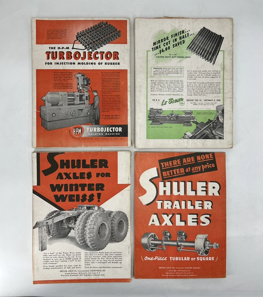 AUTOMOTIVE INDUSTRIES (1) AND AVIATION (3) MAGAZINE 4PC LOT Foto 2 de 4