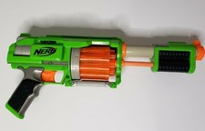 Fury Fire Pump Action Revolver Nerf Gun Green Team Dart Tag No Darts