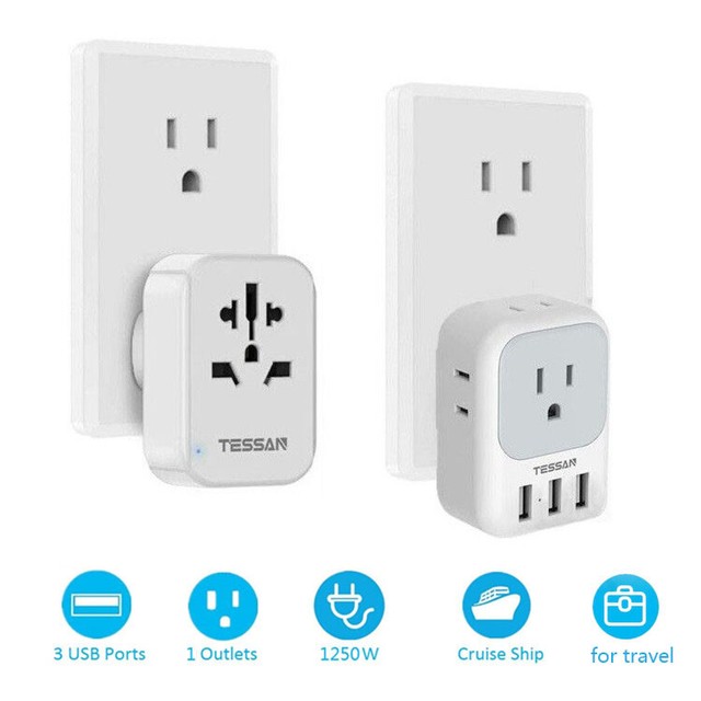 iHome Power Reach Wall Mounting Multi Plug Outlet Extender