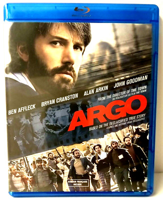 Argo Blu-ray Bluray Film Movie TESTED Free Shipping Bryan Cranston Ships Fast