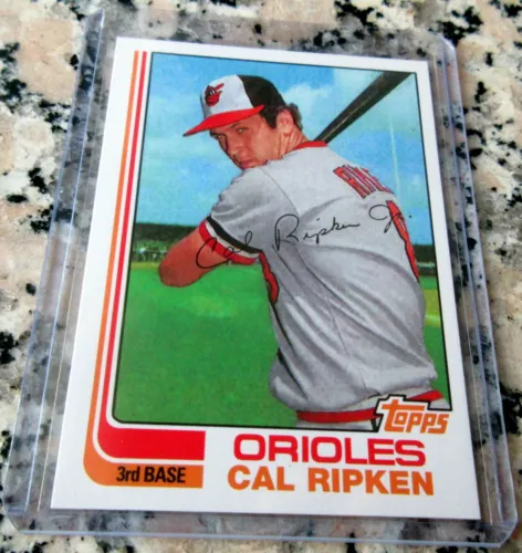 CAL RIPKEN JR. 2016 Reprint 1982 Topps Traded Rookie Card RC Champs Iron Man HOF