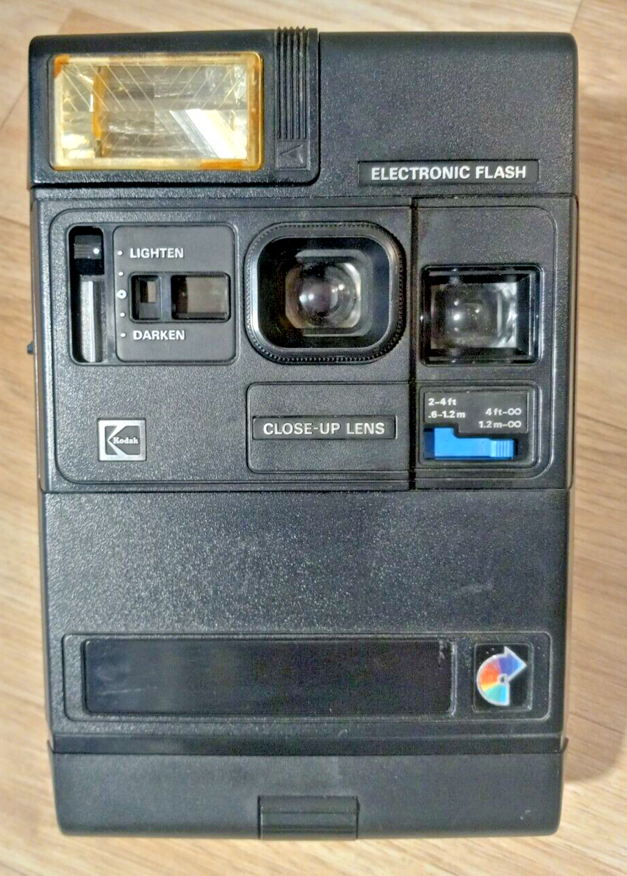 Kodak Instant Camera Colorburst 350 Electronic Flash - Untested-image