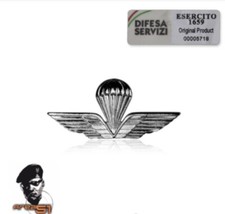 BREVETTO SPILLA DISTINTIVO IN METALLO PARACADUTISTA CIVILE ESERCITO GRANDE