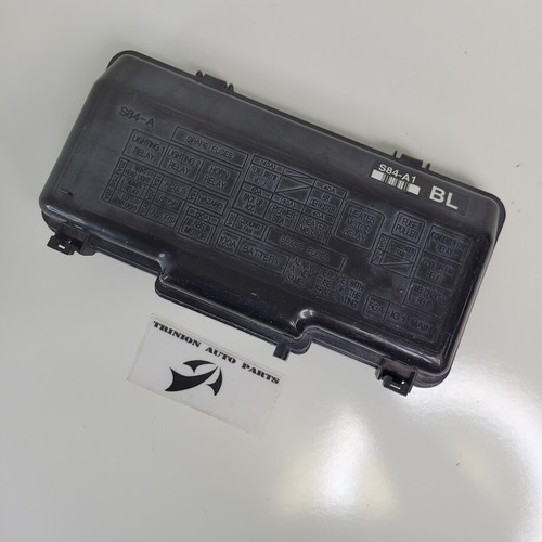 1998-2002 Honda Accord Under the Hood Fuse Relay Box Cover Lid Black OEM