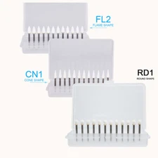 Dental White Stone Porcelain Resin Handpiece Polishing Burs FG Cone/Flame/Round