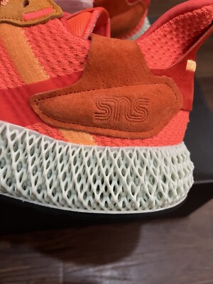 Adidas ZX 4000 4D SNS Sneakersnstuff Orange Men's Sz 13 Sunrise