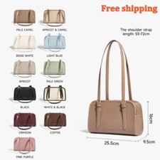 MOSSDOOM Bag Rectangle Shoulder High Capacity For Women Simple Korean Style