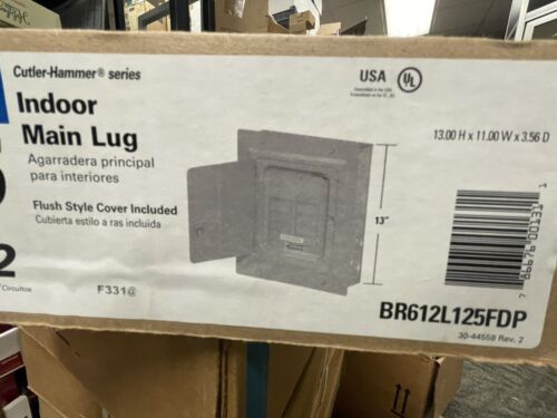 Eaton 125-Amp 6-Space 12-Circuit Indoor Main Lug Load Breaker Electrical Panel - Picture 2 of 4