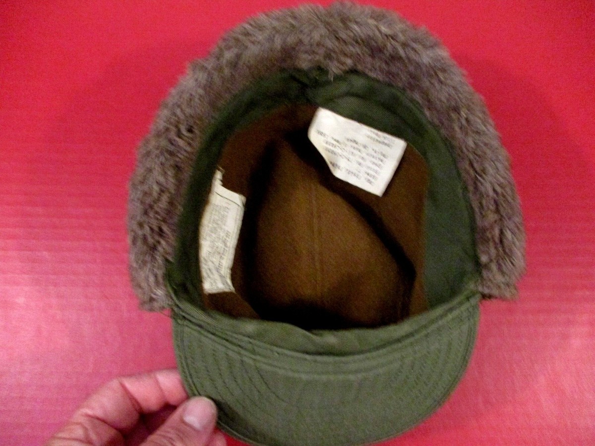 Korea Era US Army M1951 Field Pile Cap w/Visor - Size 7 - Dated 1950 - XLNT