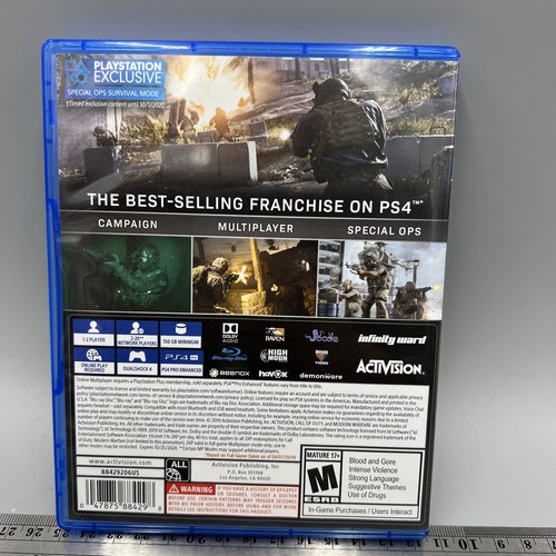 Call Of Duty Modern Warfare, Playstation 4, 2019. Activision, Infinity Ward - Foto 2 di 7