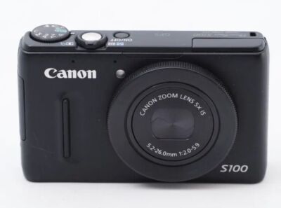 Canon Digital Camera PowerShot S100 12.1 Megapixel with Battery 