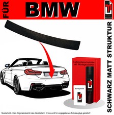 Lackschutzfolie Ladekantenschutz für BMW 3er Cabrio E93 2007-2014 Schwarz matt 