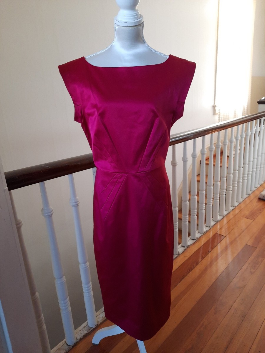 green emerald velvet dress Calvin Klein Red Cocktail Dress Size 4 SKU 001004-2  Designers On A Dime