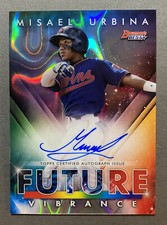2021 Bowman's Best Bowman Future Vibrance Lava Refractor /50 Misael Urbina Auto