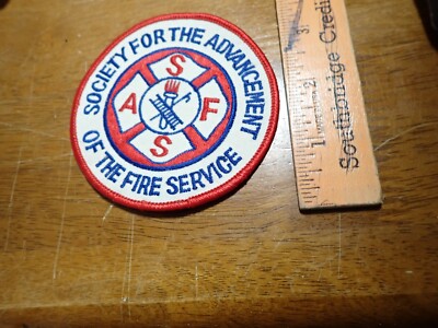 SOCIETY FOR ADVANCEMENT FIRE SERVICE    FIRE FIGHTER   PATCH BX Z #2