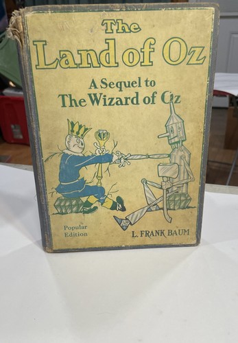 1904 The Land of Oz L Frank Baum 2nd Wizard of Oz Book Hardcover Popular Edition