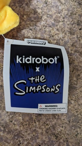 Kidrobot The Simpsons: Clobber Girl (Lisa Simpson) 8" Phunny Plush New - Picture 2 of 3