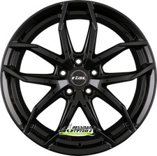 Rial Lucca diamant-schwarz 8x19 ET45 - LK5/112 ML70.1 Felge Alu