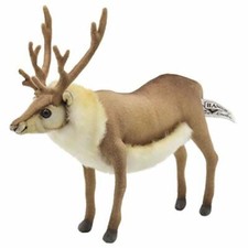 HANSA BH7796 Reindeer 23 Real Animal Plush Doll 77965 JAPAN IMPORT