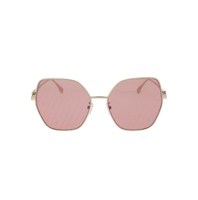 Fendi Sunglasses New Authentic Logo Butterfly Sunglasses Blush s-l400.jpg main image 4