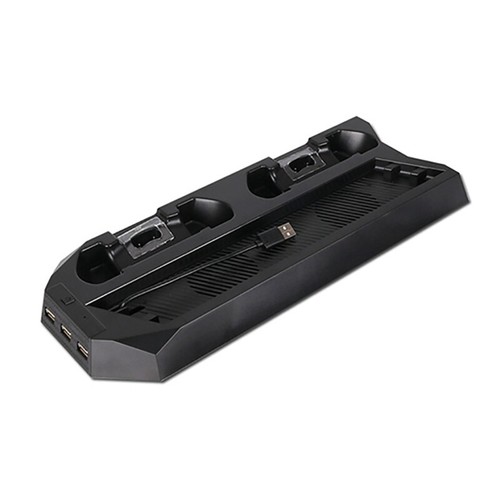 Para Sony PS4 Slim Juego Vertical Cooler Ventilador con doble Controll O7E8 | eBay