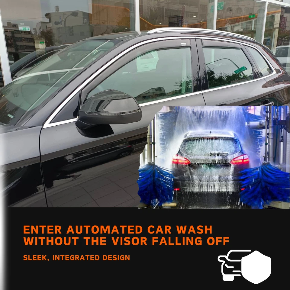 Deflector de viento en canal para SUBARU IMPREZA 5D 2013-2016 4 PIEZAS Foto 4 de 4