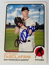 ANTHONY DESCLAFANI 2022 Topps Heritage signed auto autograph Card COA