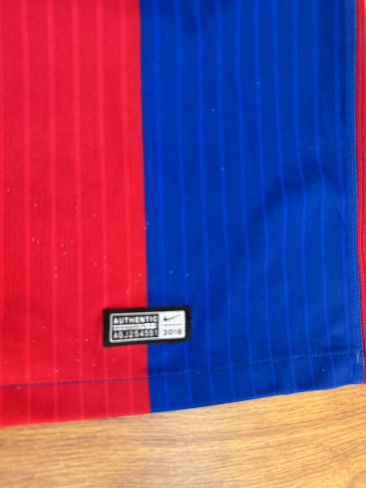 FC BARCELONA 2016/2017 HOME FOOTBALL SHIRT SOCCER JERSEY CAMISETA NIKE