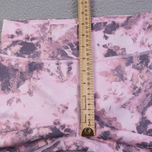 Athleta Girl High Rise Printed Chit Chat Tight Girls XXL (16) Pink Leggings - Picture 7 of 9