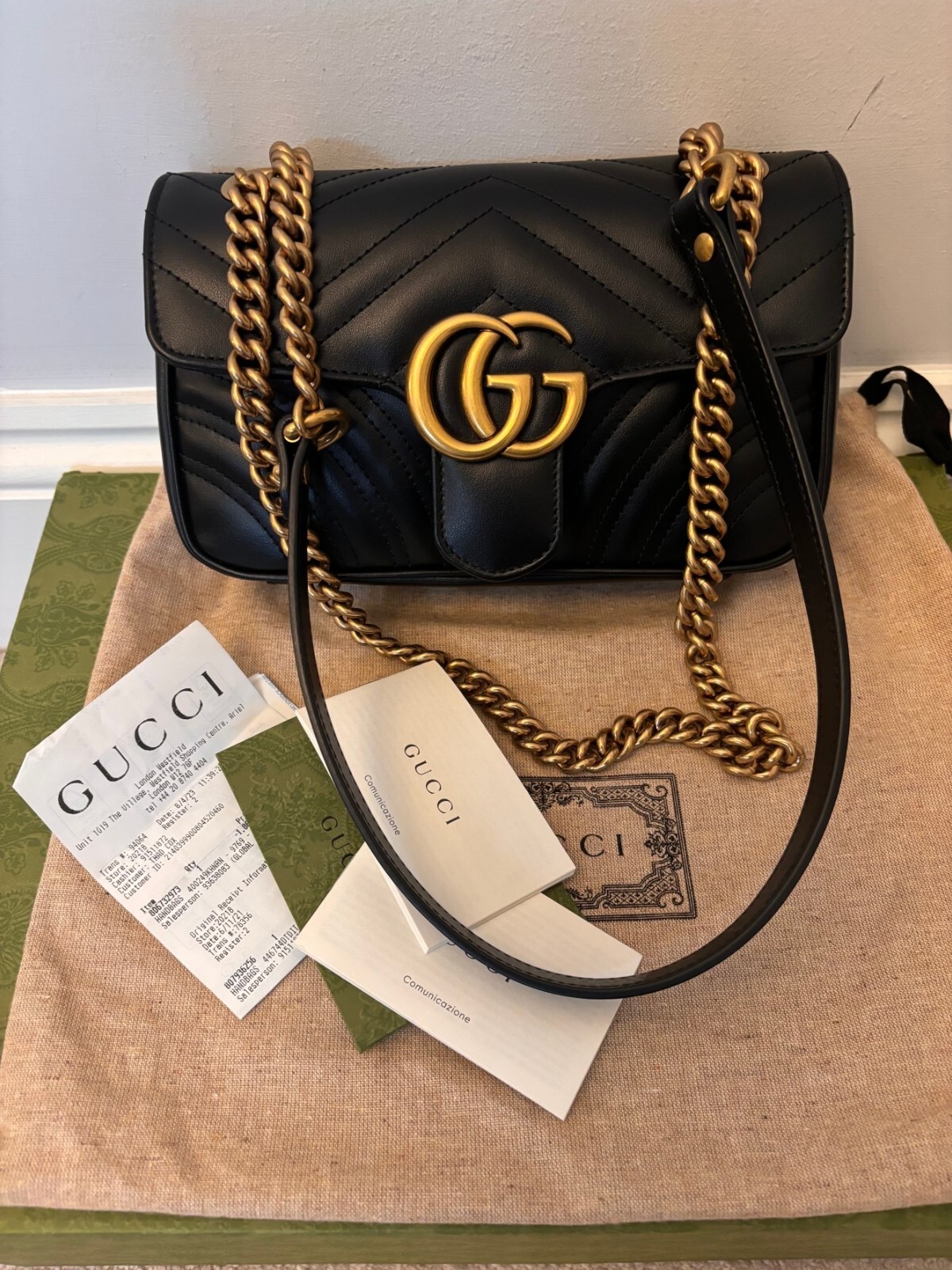 GG MARMONT SMALL SHOULDER BAG